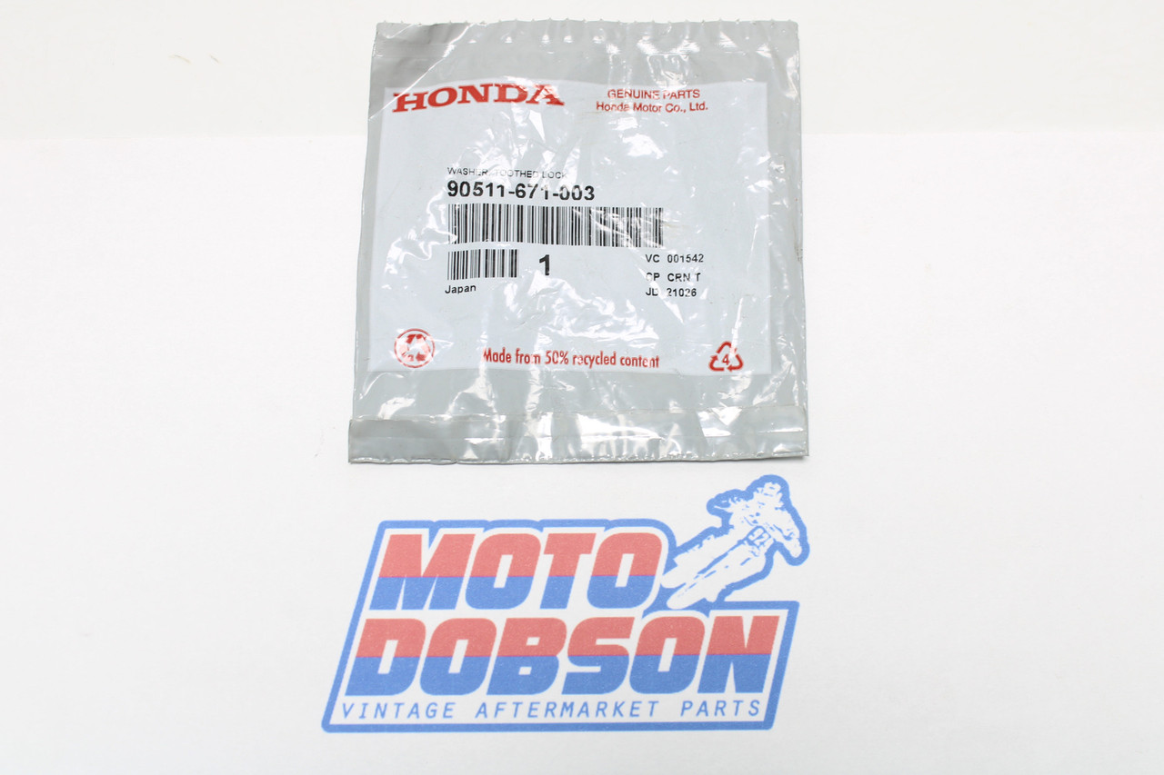Honda SXS1000 2016-2023 90511-671-003 TOOTHED LOCK WASHER