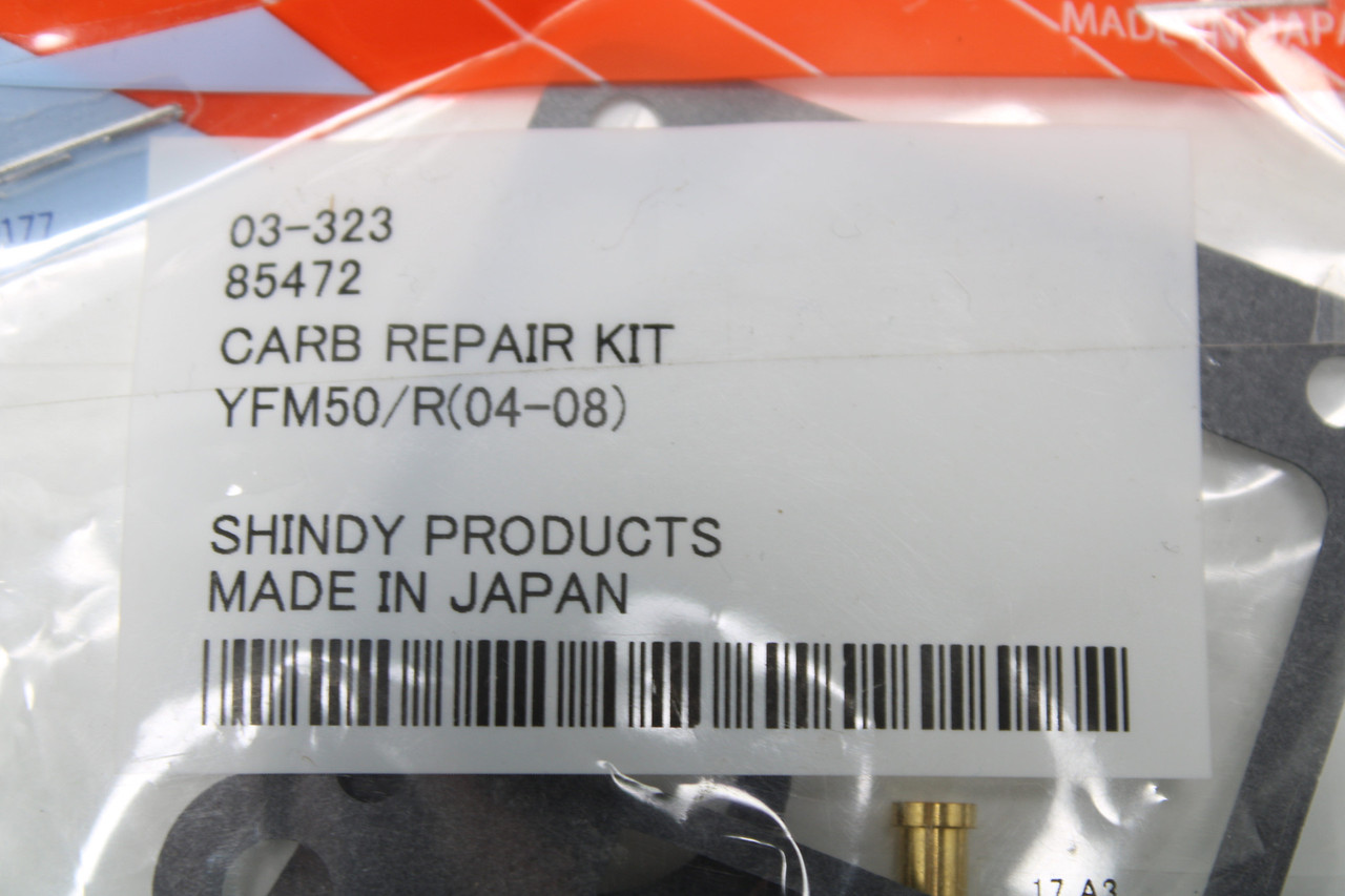 Yamaha YFM50 04-08 Carburetor Repair Kit Shindy Products