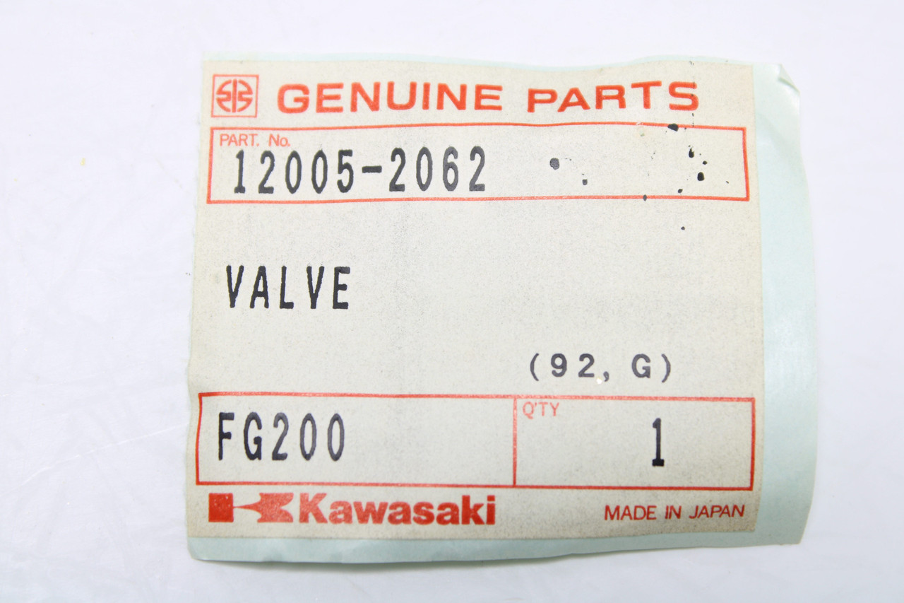 Kawasaki GAT80A GAW30A Generator 12005-2062 Exhaust Valve