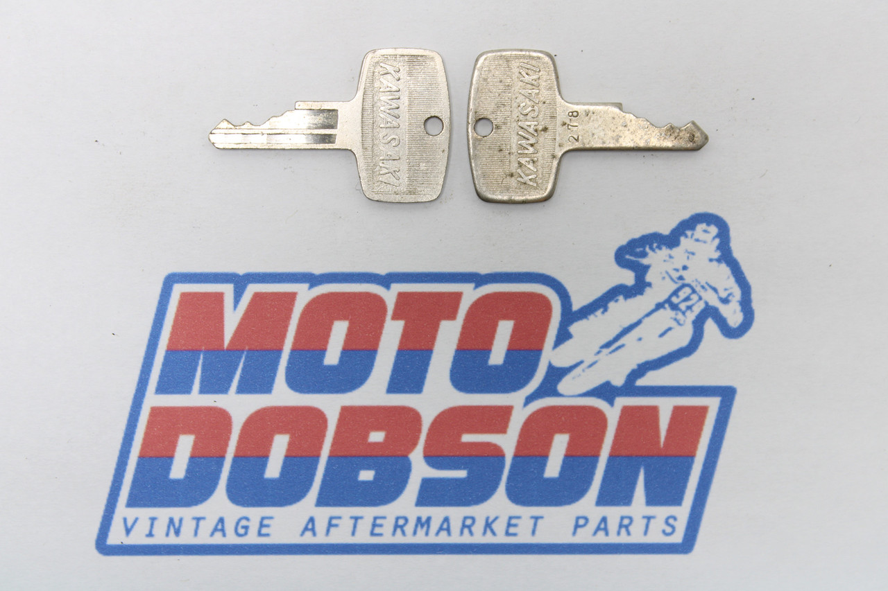 Kawasaki Key Number 278 Sold As a Pair