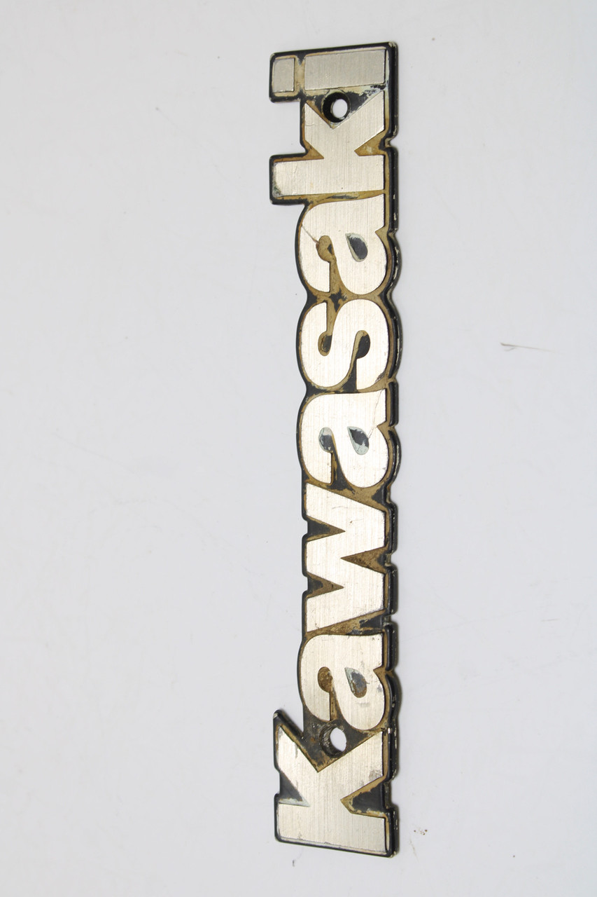 Kawasaki KZ Series Fuel Tank Emblem Stock OEM Sold As a Pair