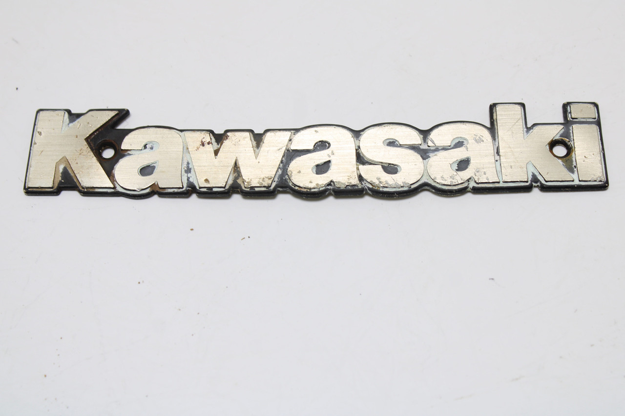 Kawasaki KZ Series Fuel Tank Emblem Stock OEM Sold As a Pair
