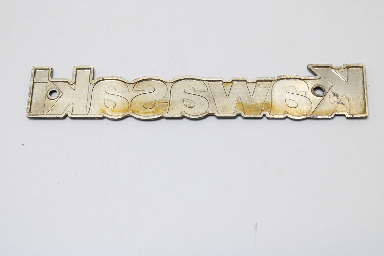 Kawasaki KZ Series Fuel Tank Emblem Stock OEM Sold As a Pair