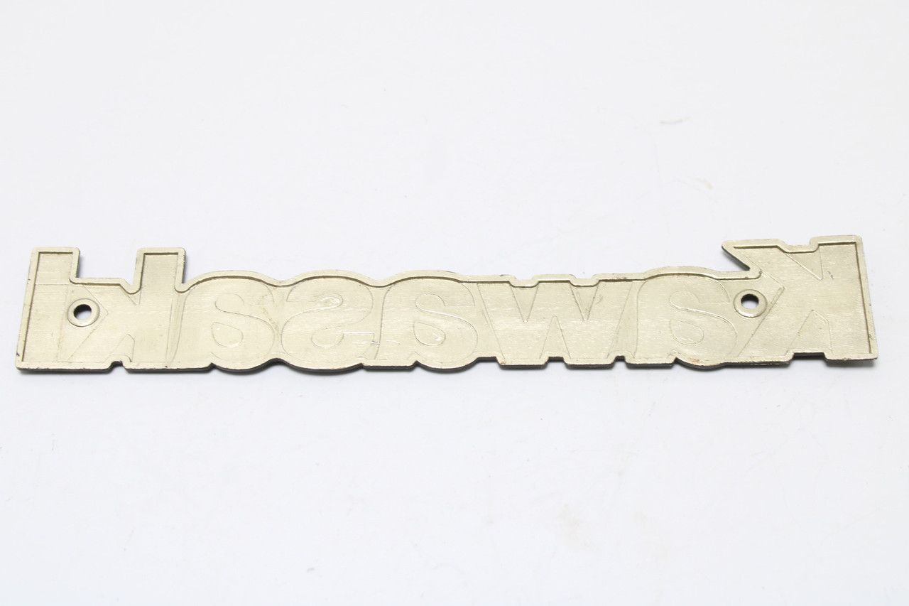 Kawasaki KZ Series Fuel Tank Emblem Badge Genuine OEM Sold As a Pair