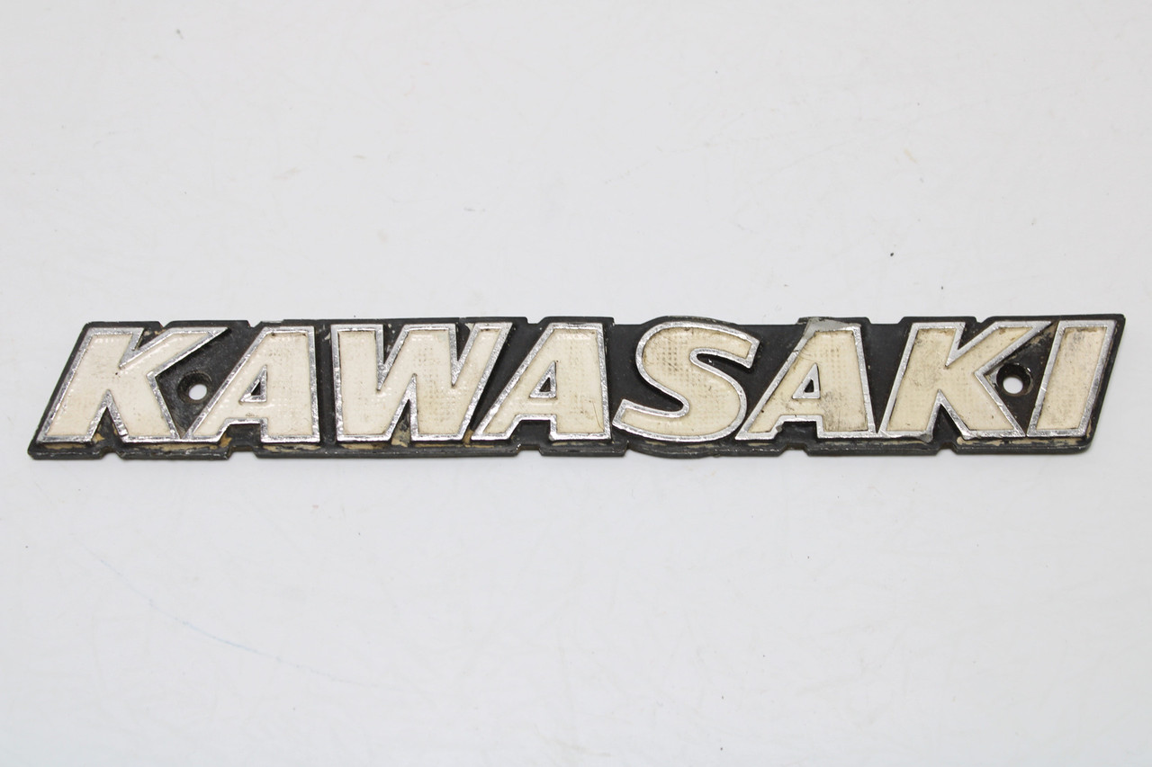 Kawasaki KZ Series Fuel Tank Emblem Stock Genuine OEM Sold As a Pair
