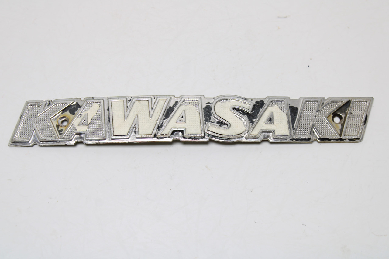 Kawasaki KZ Series Fuel Tank Emblem Genuine OEM Sold AS A Pair