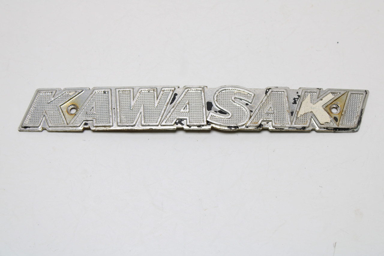 Kawasaki KZ Series Fuel Tank Emblem Genuine OEM Sold AS A Pair