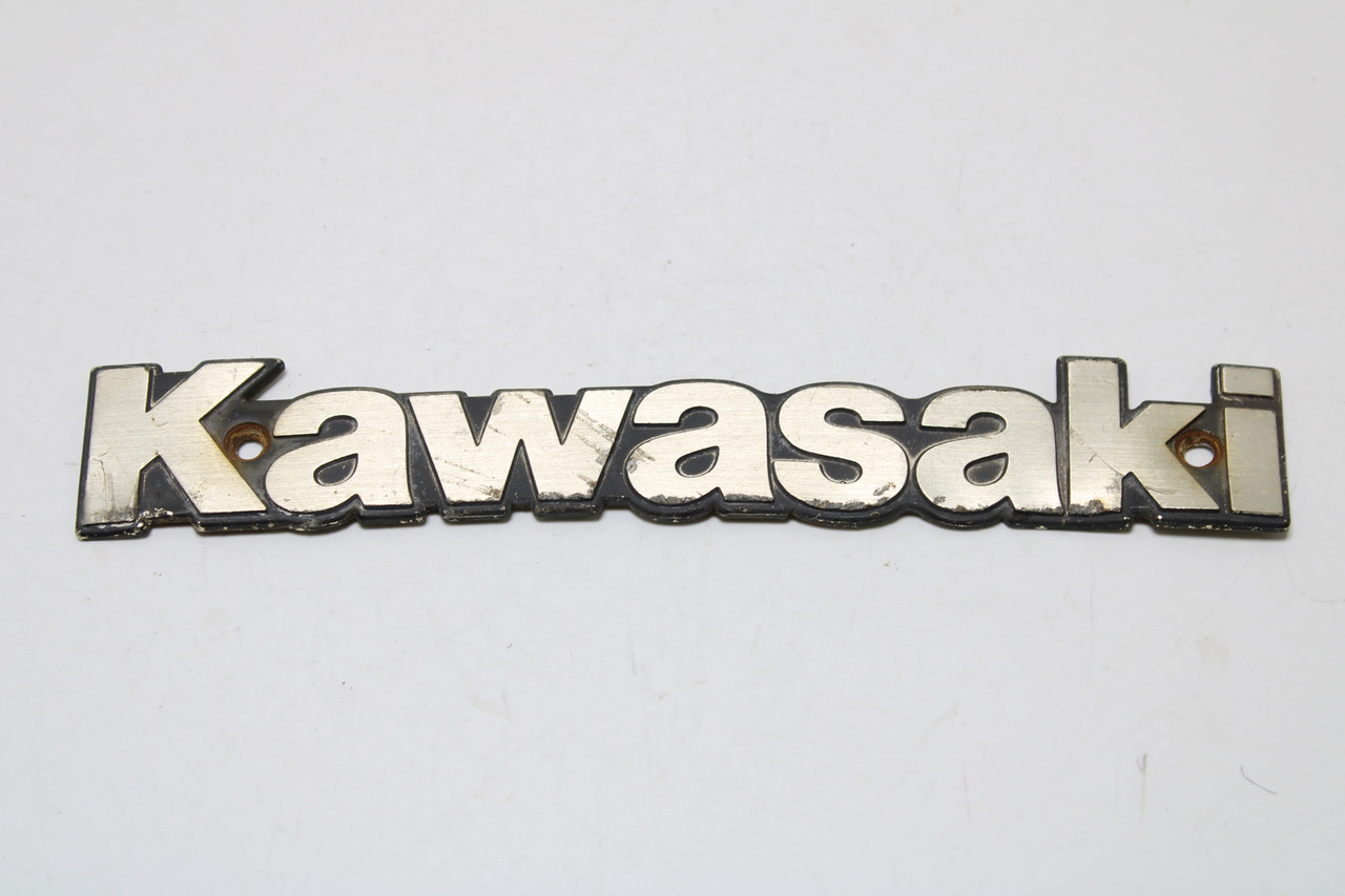 Kawasaki KZ Series Gas Tank Emblem Genuine Stock OEM Sold AS A Pair