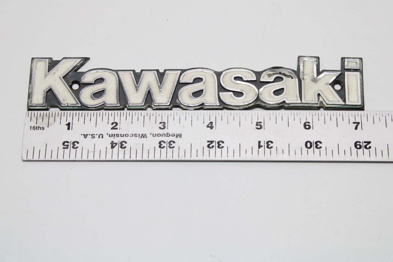 Kawasaki KZ Series Fuel Tank Emblem Badge Genuine OEM