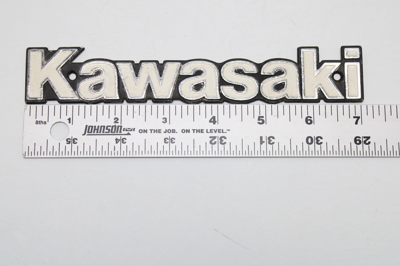 Kawasaki KZ Series Fuel Tank Emblem Stock Badge Genuine OEM