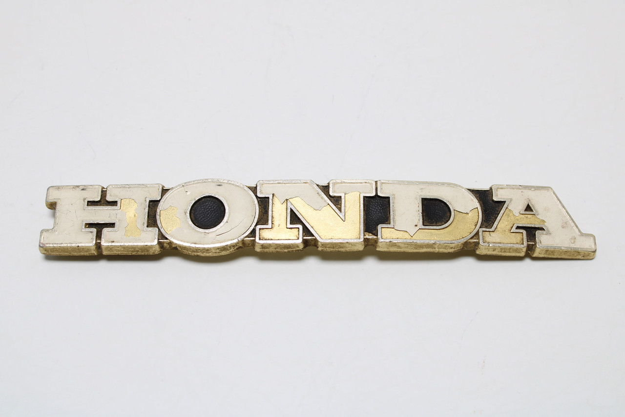 Honda CB CX GL Series Fuel Tank Emblems Stock OEM Genuine Sold As a Pair