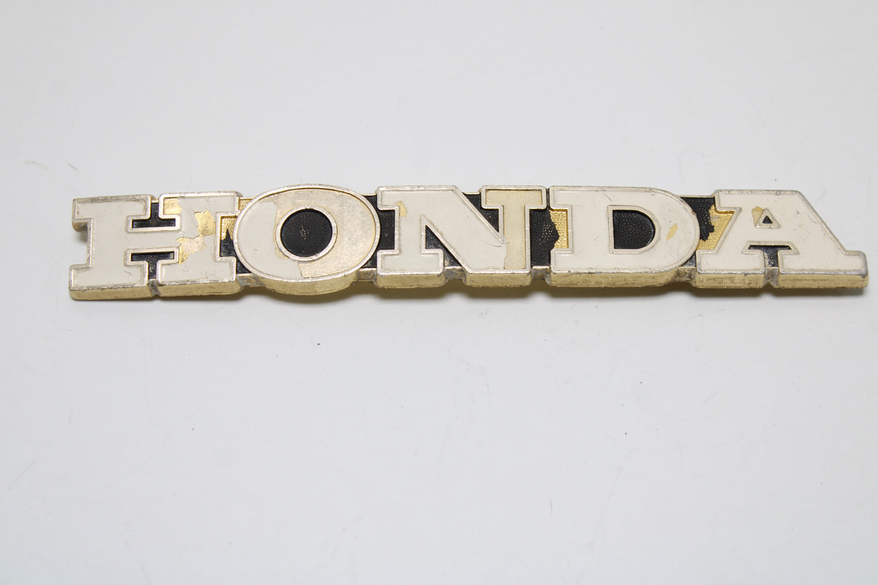 Honda CB CX GL Series Fuel Tank Emblems Stock OEM Genuine Sold As a Pair