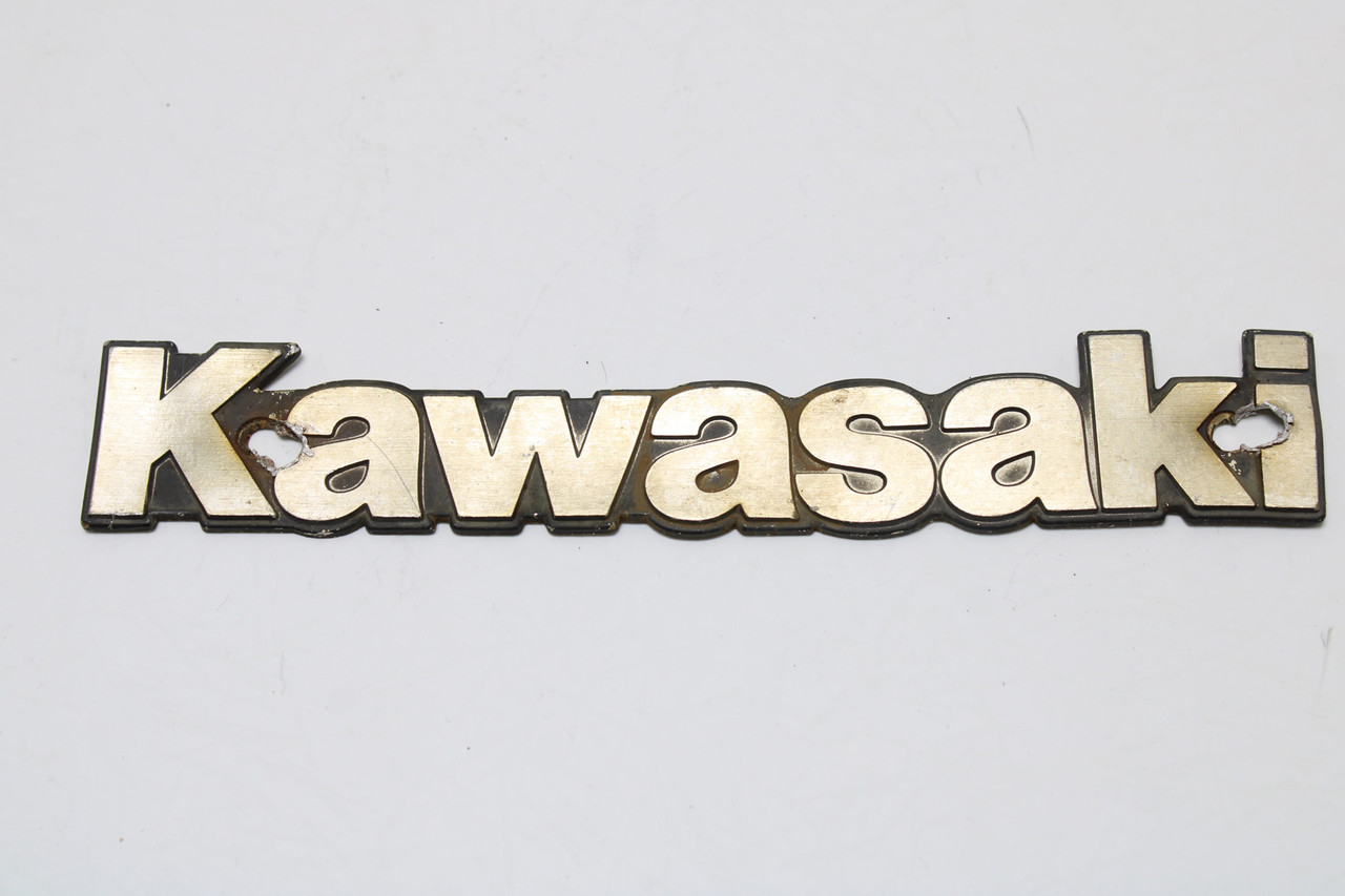 Kawasaki KZ Series Fuel Tank Emblem Stock Badge Genuine OEM Comes As a Pair