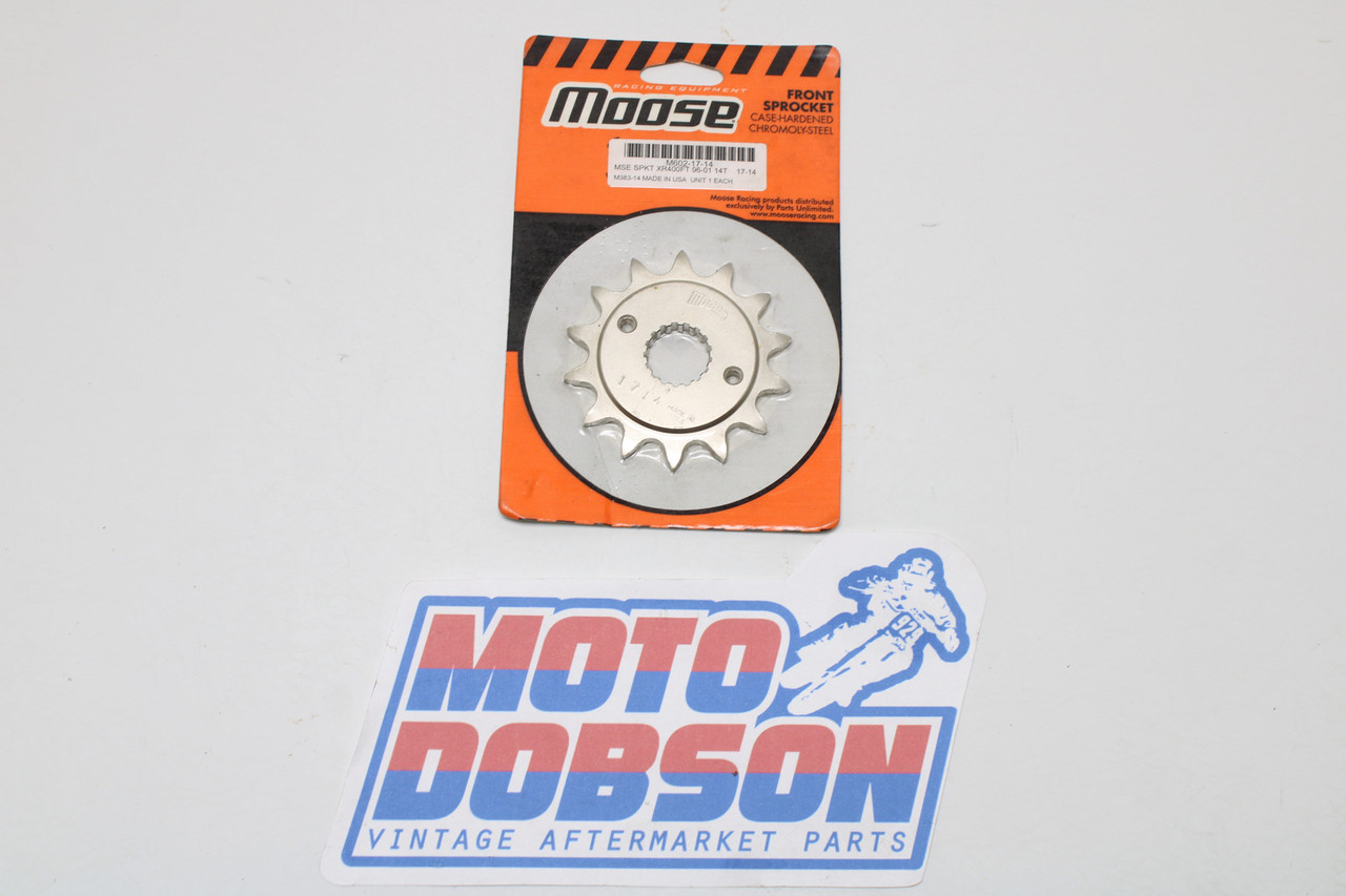 Honda XR400R 1996-2004 14 Tooth Moose Front Sprocket M602-17-14