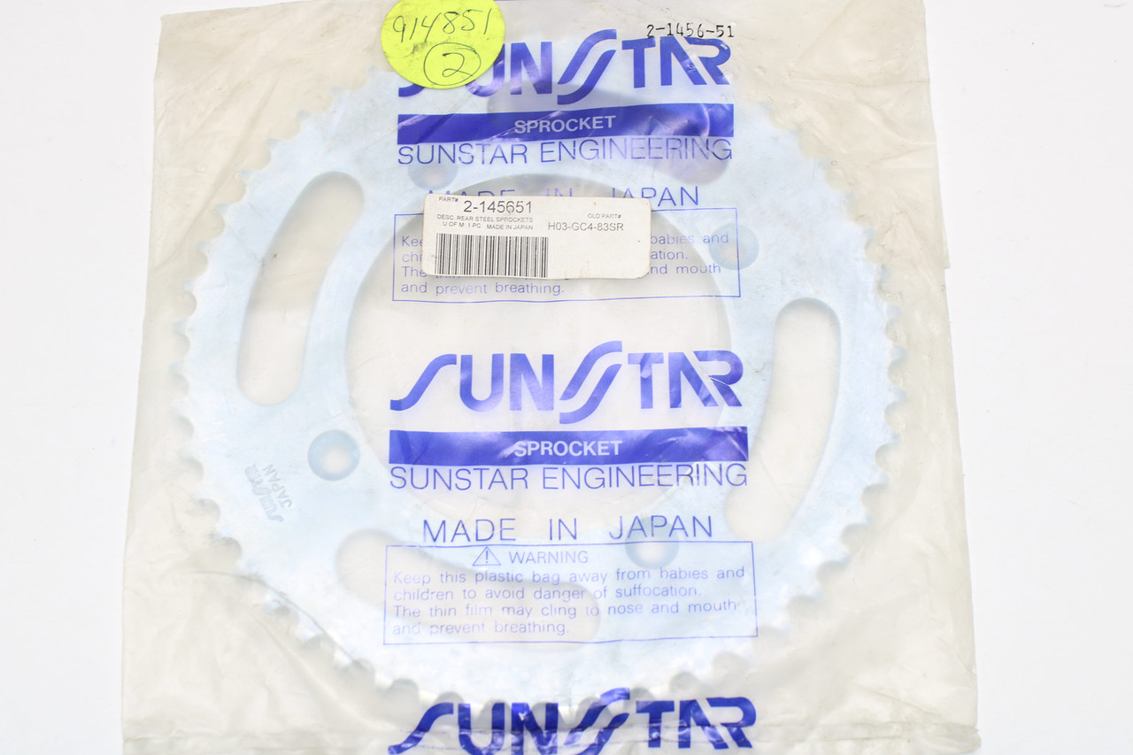 Honda CFR 150 CRF150 2007-2009 Rear Sprocket H03-GC4-83SR 51 Tooth