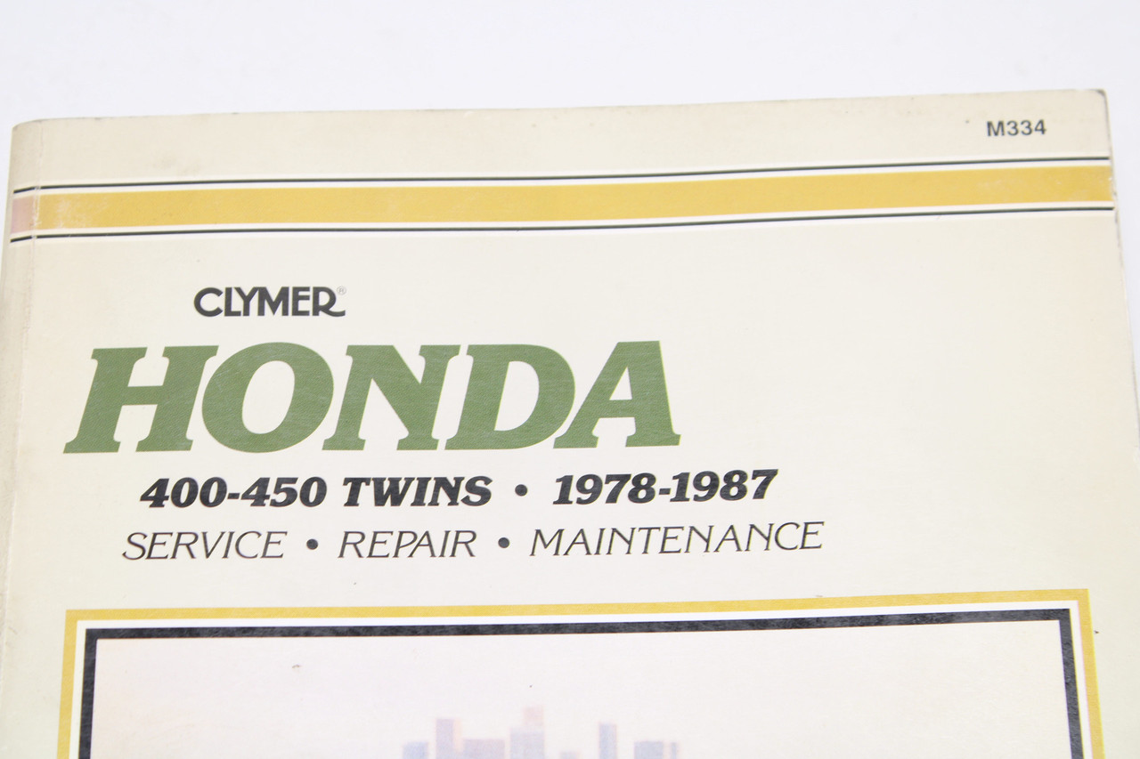Honda 400 500 Twins 1978-1987 Service Repair Maintenance Manual