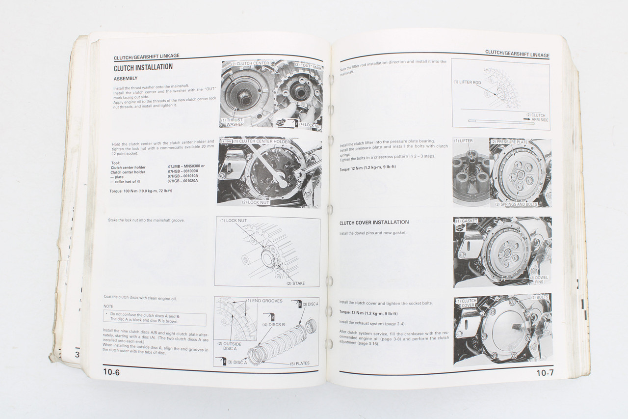 Honda VT1100 Shadow 1995 Service Repair Maintenance Manual