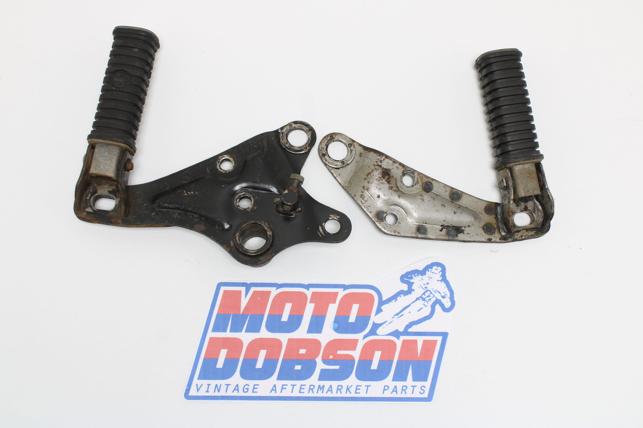 Yamaha RD350 1973 Rear Footpegs and Mounting Brackets