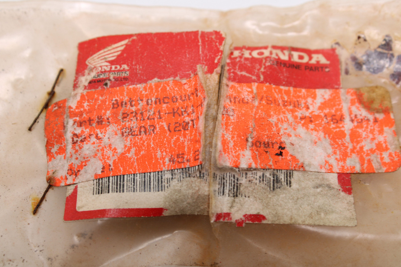 Honda XR250L XR250R 23121-KK1-000 Gear, Primary Drive (20T)