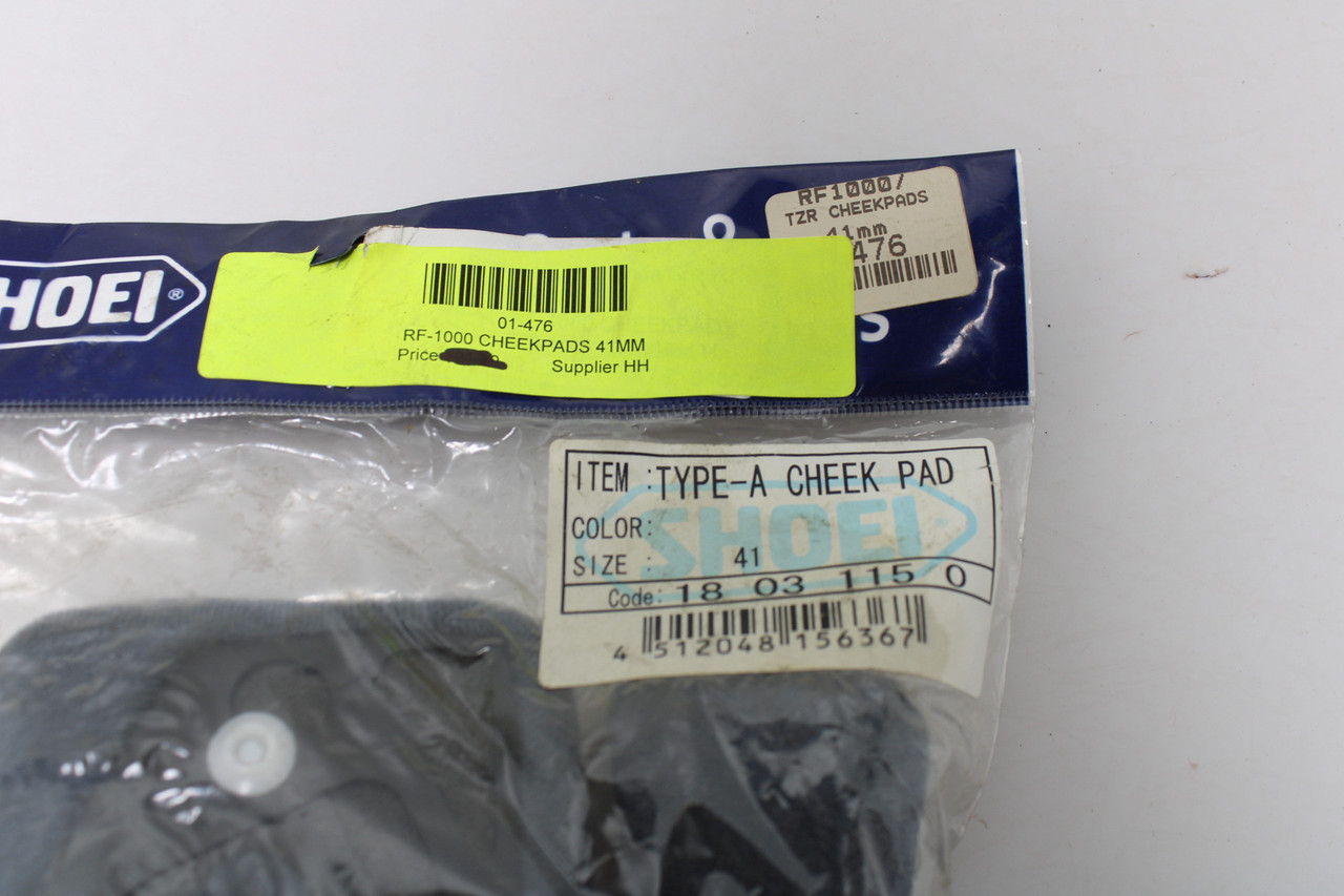 SHOEI RF-1000 41MM Cheek Pads