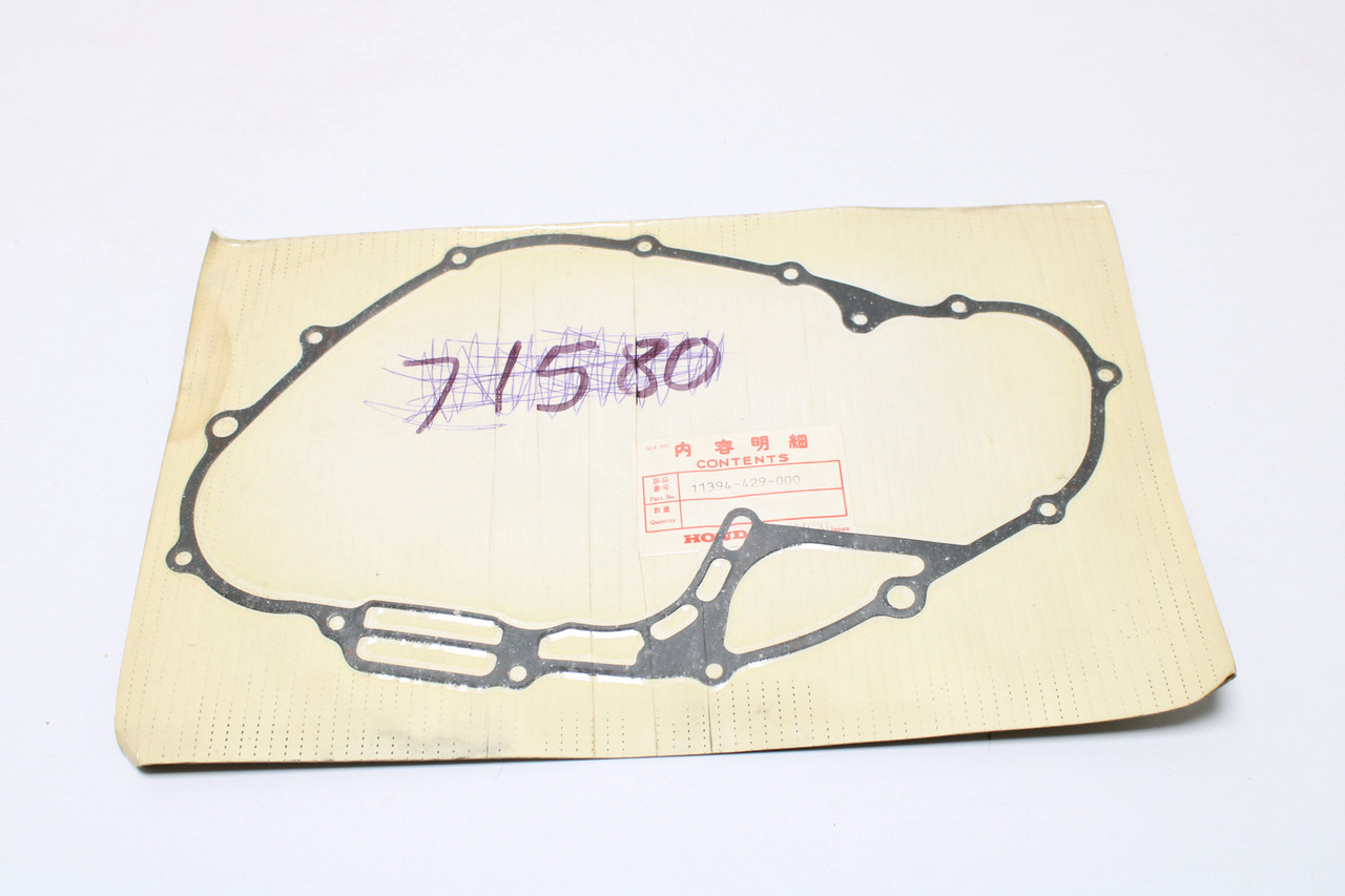 Honda XL250 1980 11394-429-000 Gasket, R. Crankcase