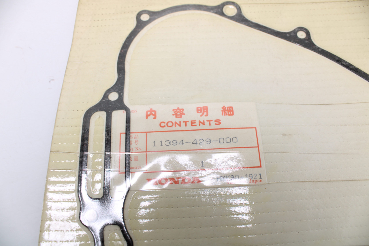 Honda XL250 1980 11394-429-000 Gasket, R. Crankcase