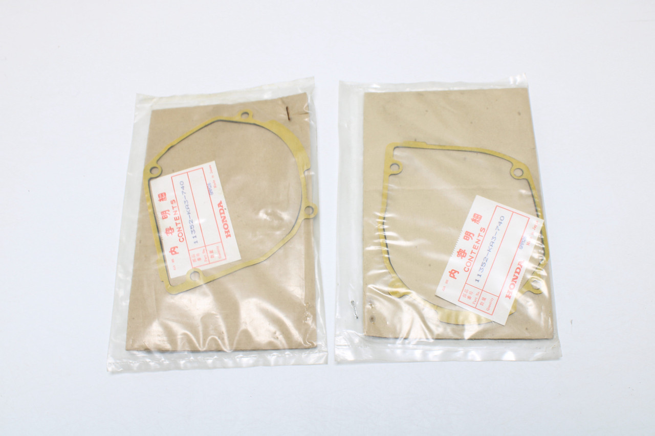 Honda CR125R 1984 11394-KA3-740 Gasket, R. Cover QTY 2
