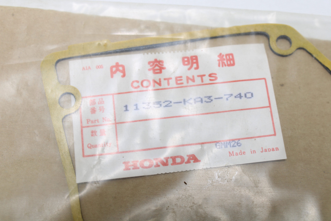 Honda CR125R 1984 11394-KA3-740 Gasket, R. Cover QTY 2