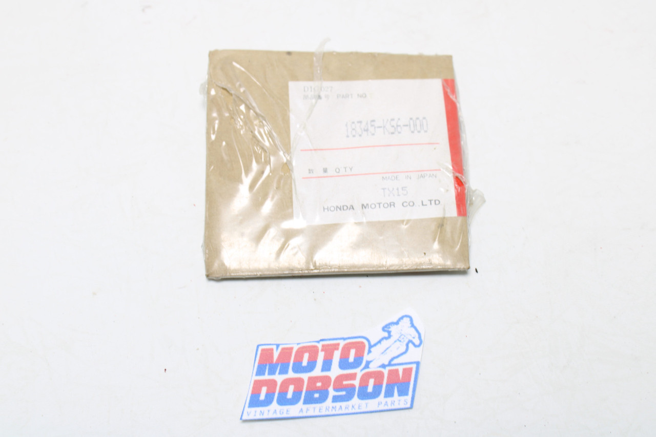 Honda CR125R 1986 18345-KS6-000 Gasket, Sub Chamber