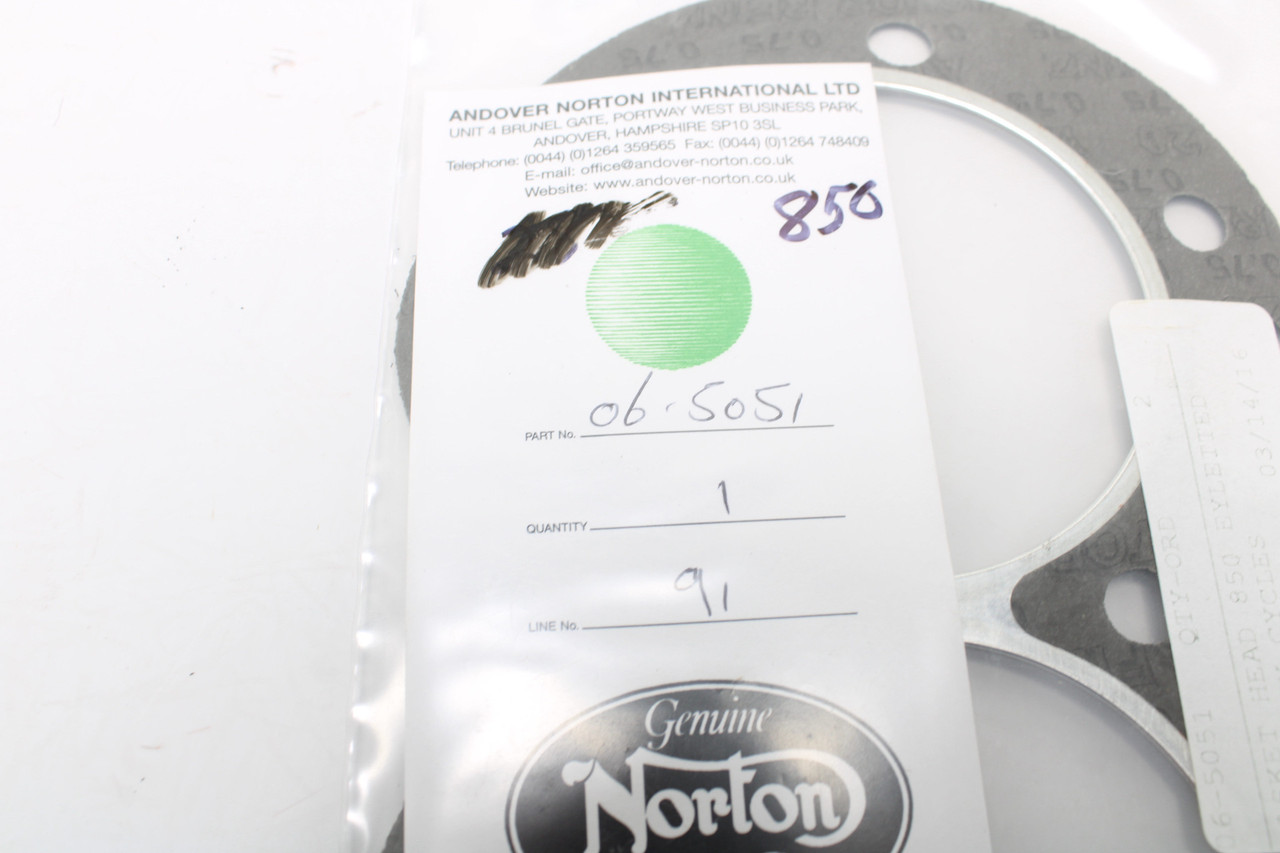 Norton 850 1973-1975 06-5051 Composite Head Gasket