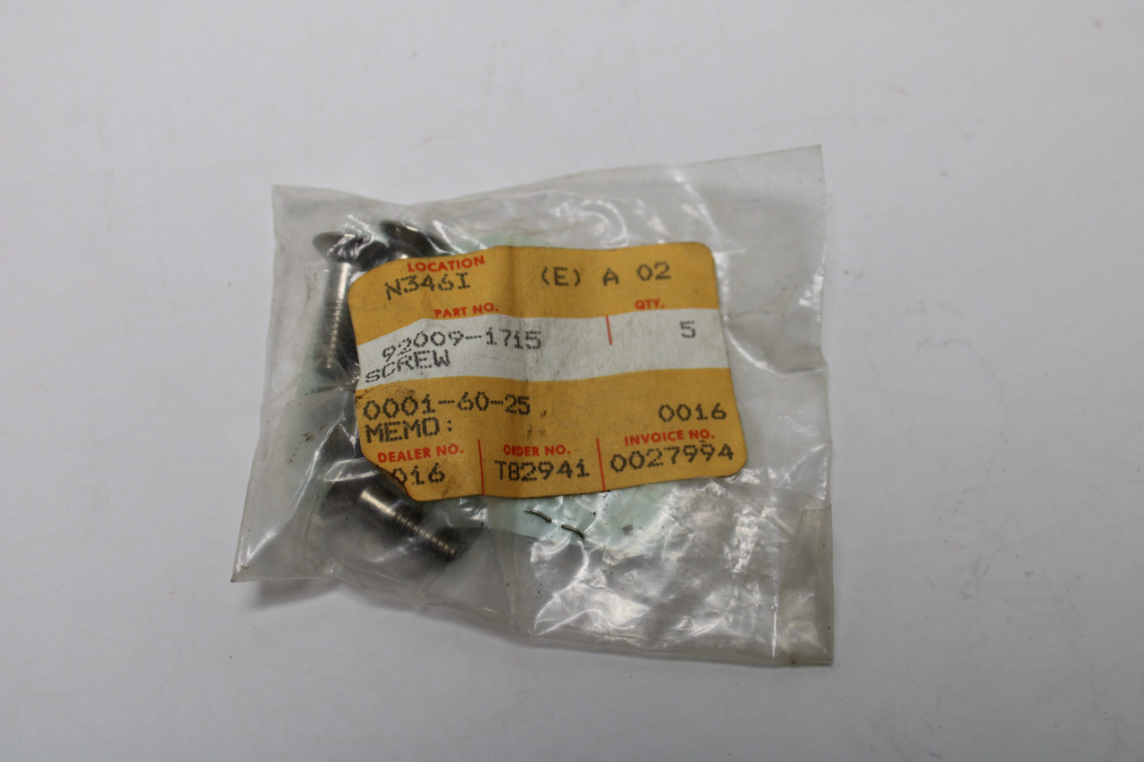 Kawasaki KLT200 KLT250 KZ250 VN700 92009-1715 92009-1715 Pack of 5