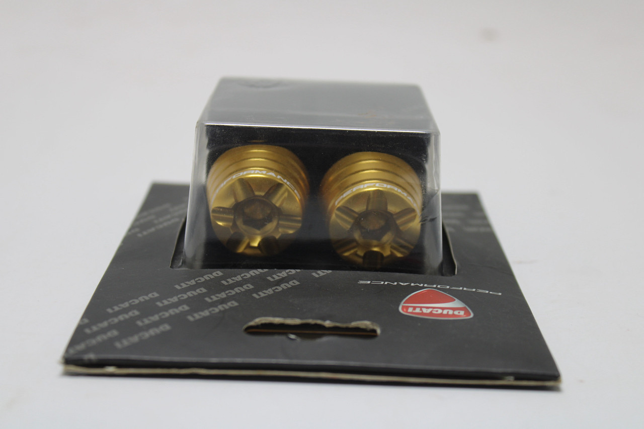 Ducati Panigale 97380011A Yellow Handlebar weights