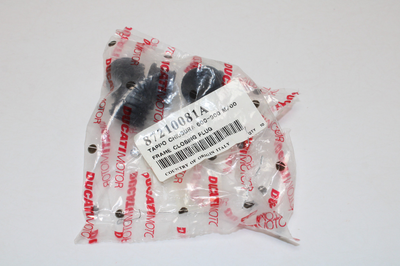 Ducati Monster 400 600 900 87210081A Frame Closing Plug 4 Pack