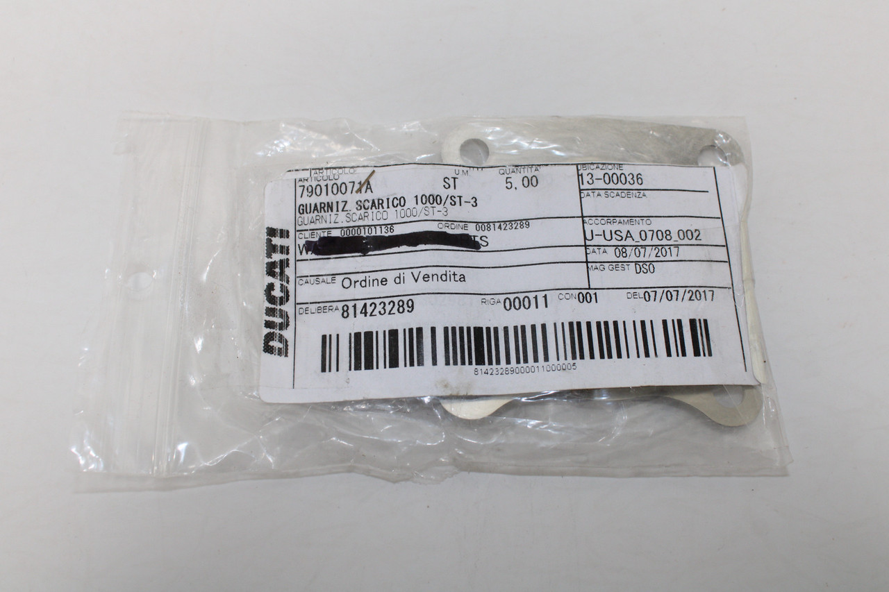 Ducati ST3 2004-2007 79010071A Gasket, Exhaust Pipe