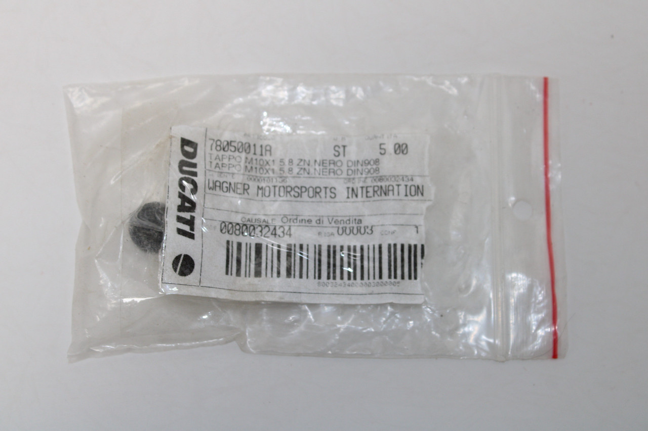 Ducati 749 848 998 1198 78050011A Plug Threaded M10X1