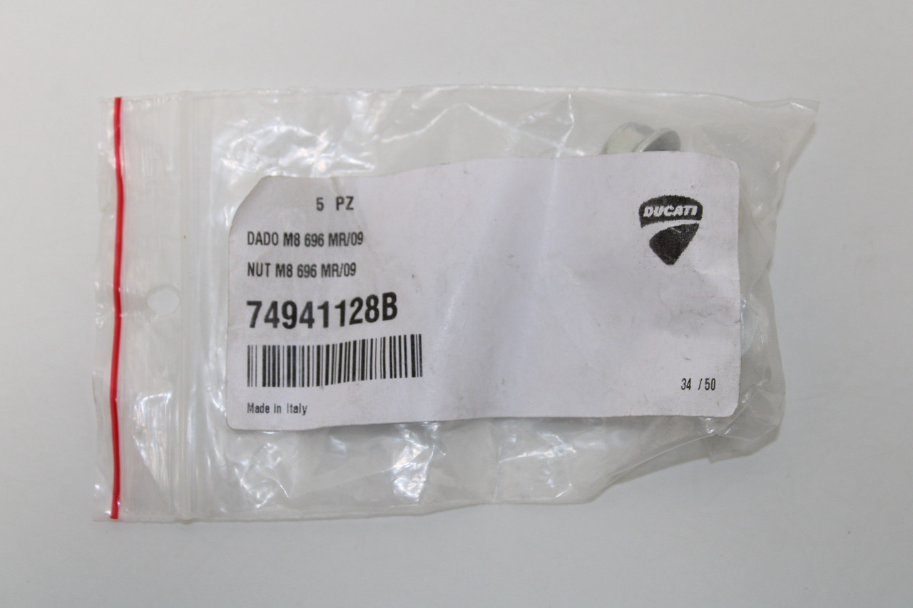Ducati Multistrada 1200 Monster 1200 74941128B Nut M8 Lot of 4