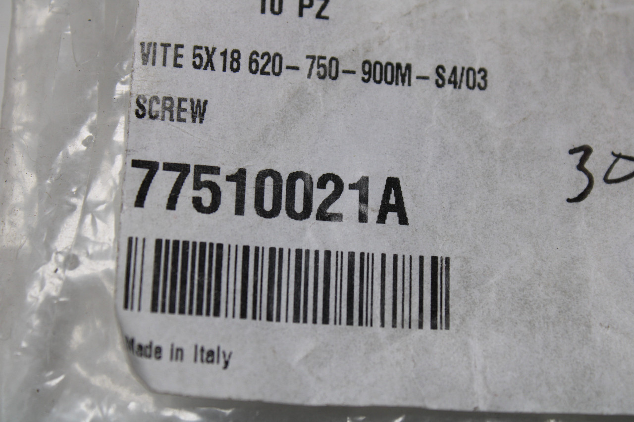 MultiStrada Diavel streetfighter Monster 77510021A 5X18 Screw Sold Quantity of 2