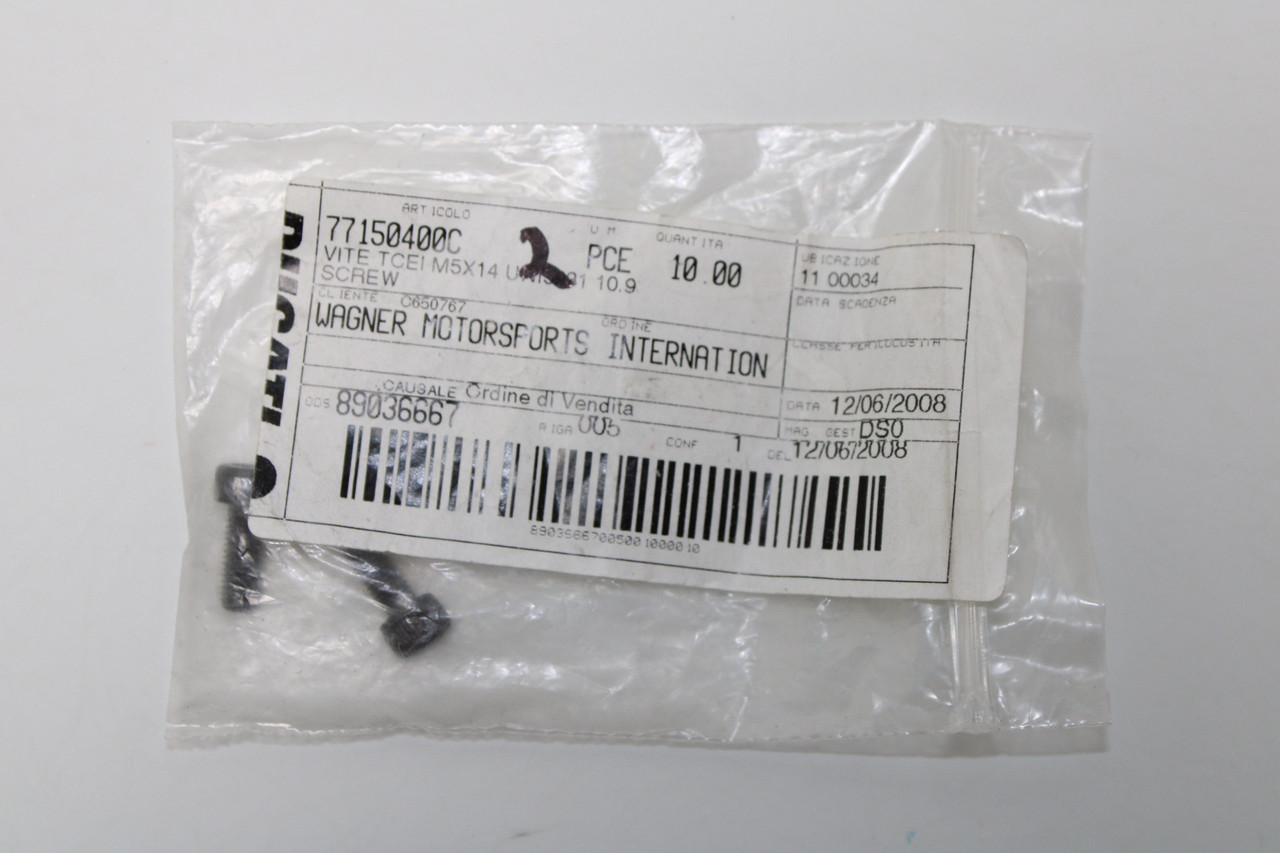 Ducati Monster 400 600 750 900 77150400C Screw Sold as Pair