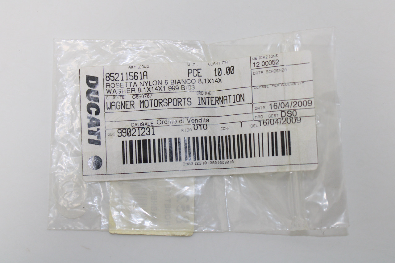 Ducati Multistrada V4 Multistrada 1260 Enduro 85211561A Washer Sold as Pair