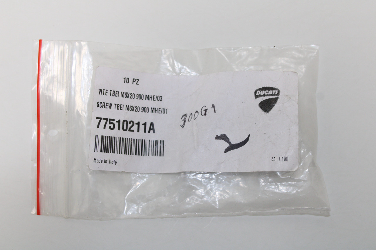Ducati Multistrada 1100 MH900E 77510211A Screw Sold as Pair