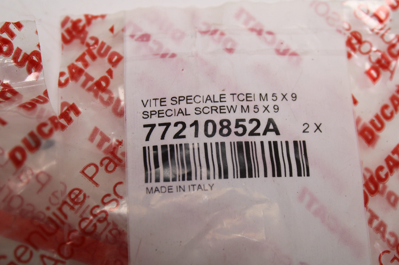 Ducati MultiStrada Monster Streetfighter 77210852A 77214411AB Screw QTY OF 2