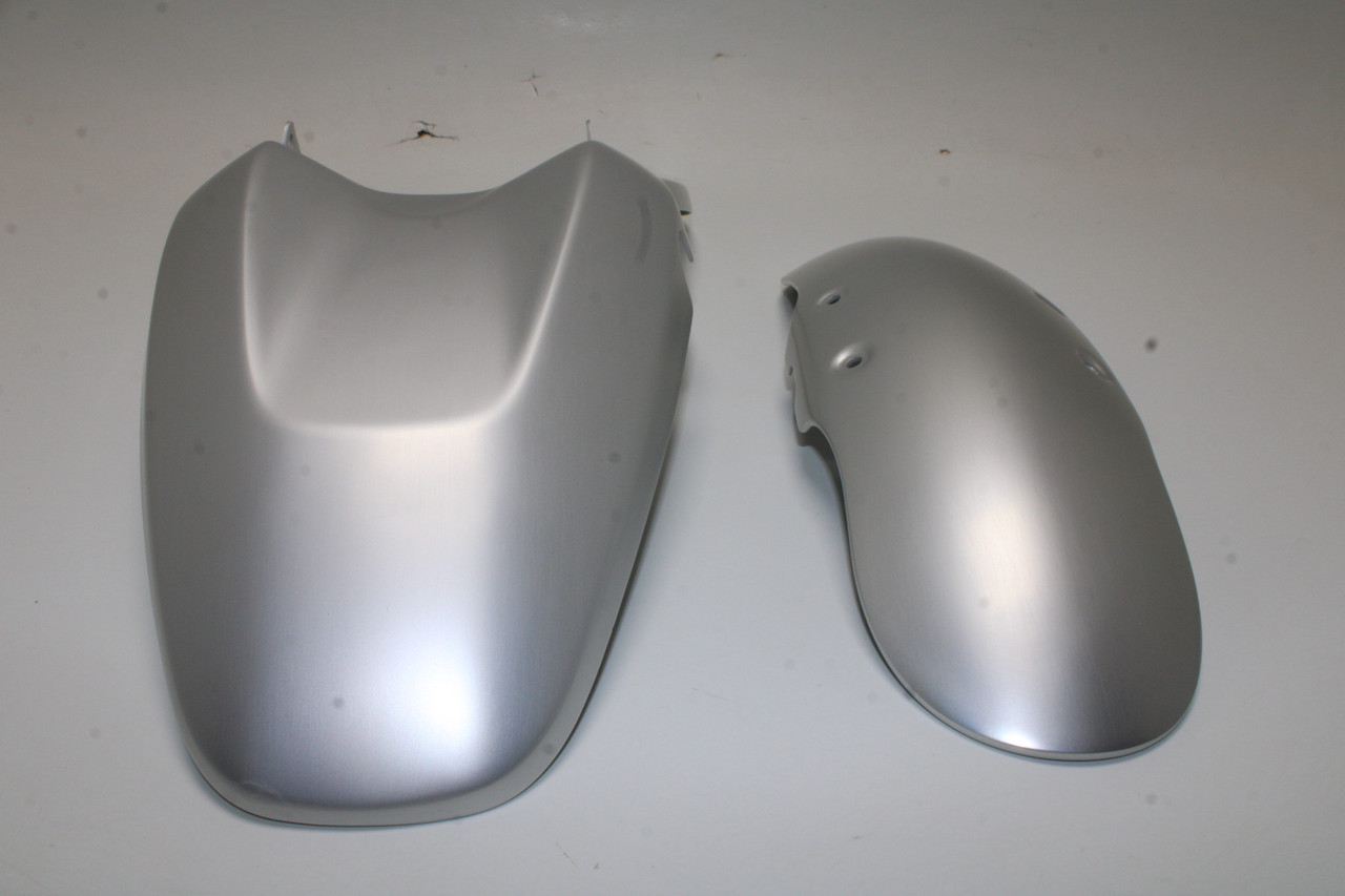 Ducati Scrambler 97380191A Classic Aluminum Mudguard Set