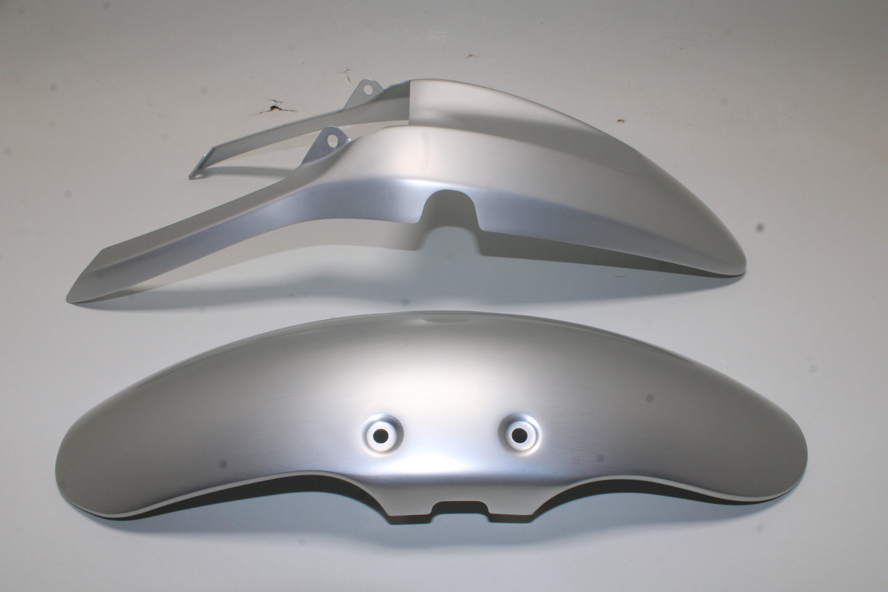 Ducati Scrambler 97380191A Classic Aluminum Mudguard Set