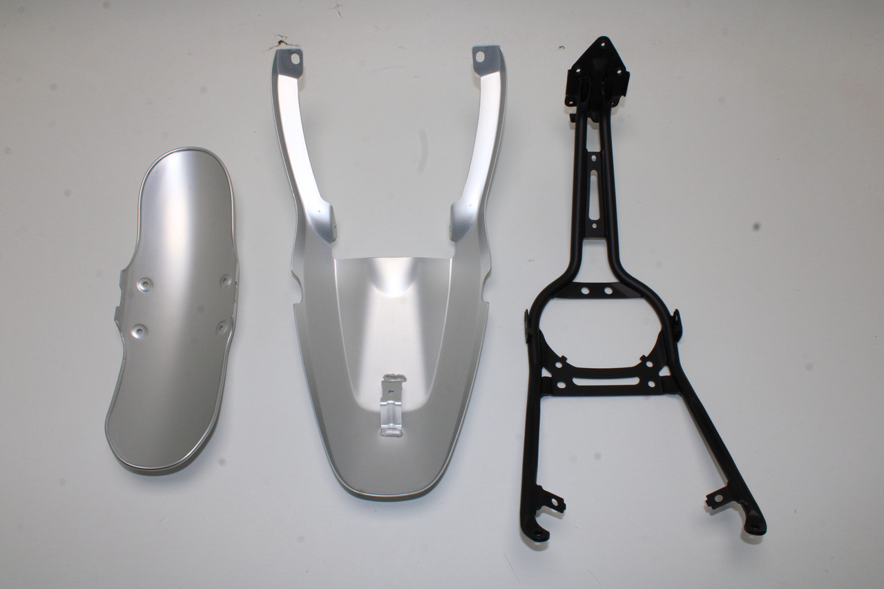 Ducati Scrambler 97380191A Classic Aluminum Mudguard Set