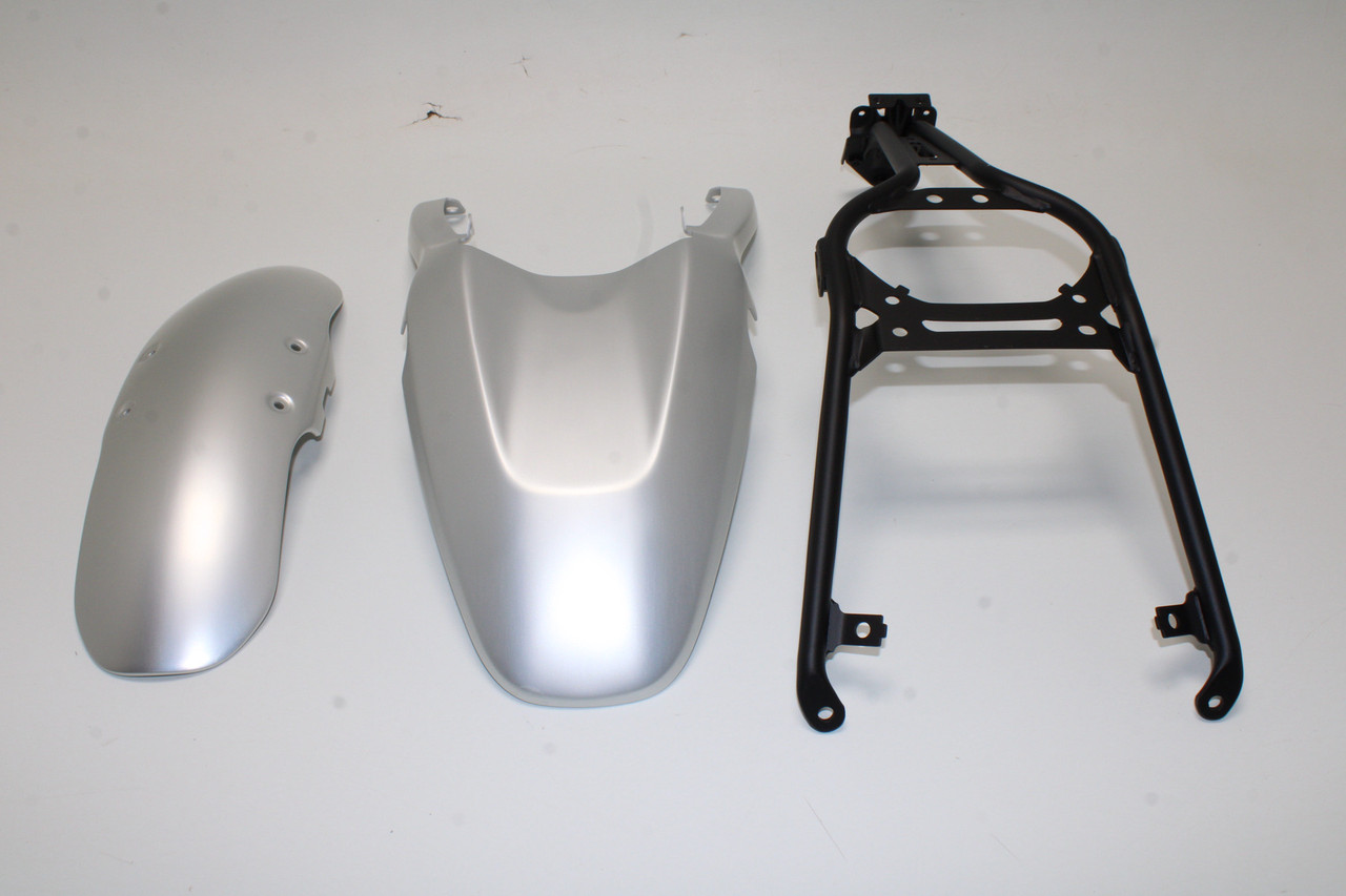 Ducati Scrambler 97380191A Classic Aluminum Mudguard Set