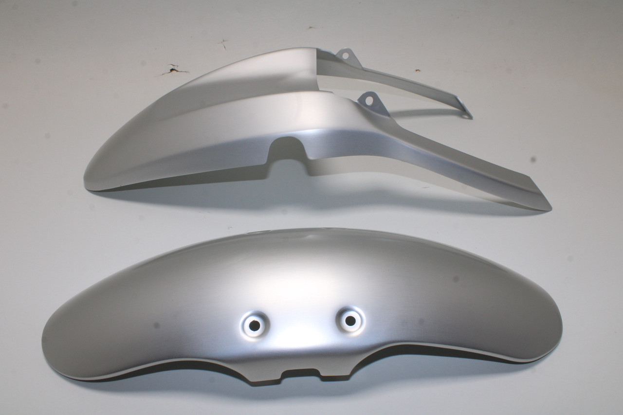 Ducati Scrambler 97380191A Classic Aluminum Mudguard Set