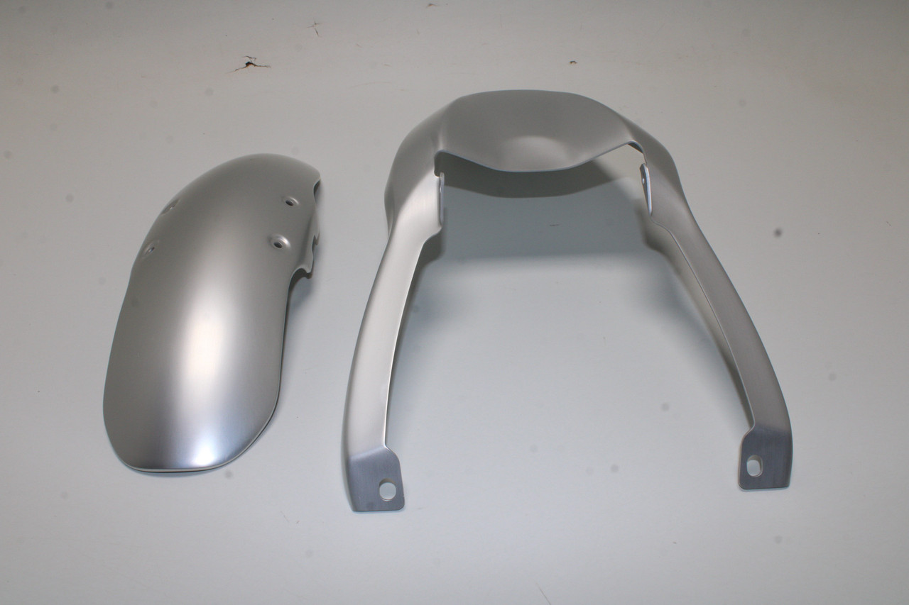 Ducati Scrambler 97380191A Classic Aluminum Mudguard Set