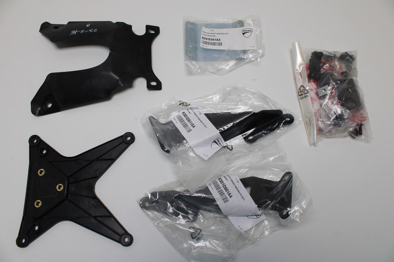 Ducati Scrambler 97380191A Classic Aluminum Mudguard Set
