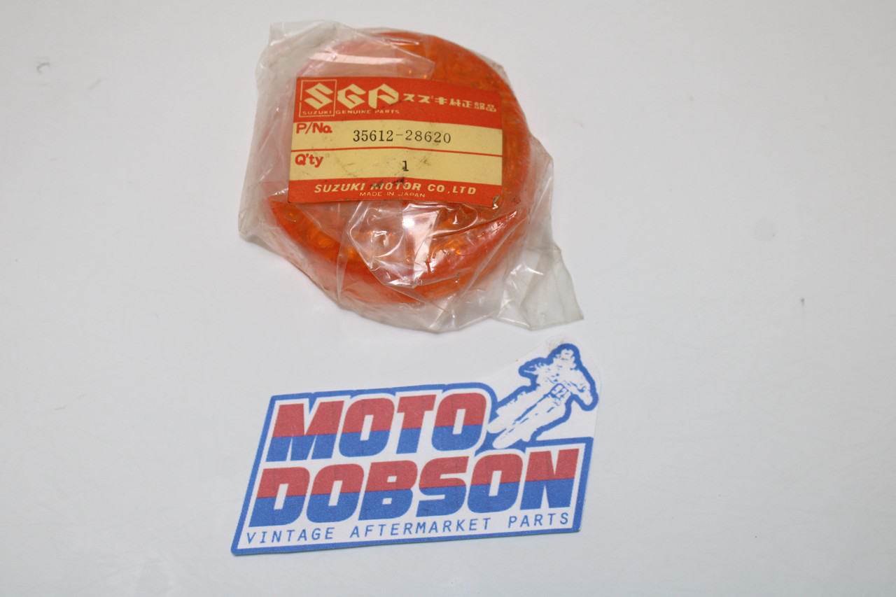 Suzuki TS250 GS550 GS750T 35612-28620 Turn Signal Lens Pair