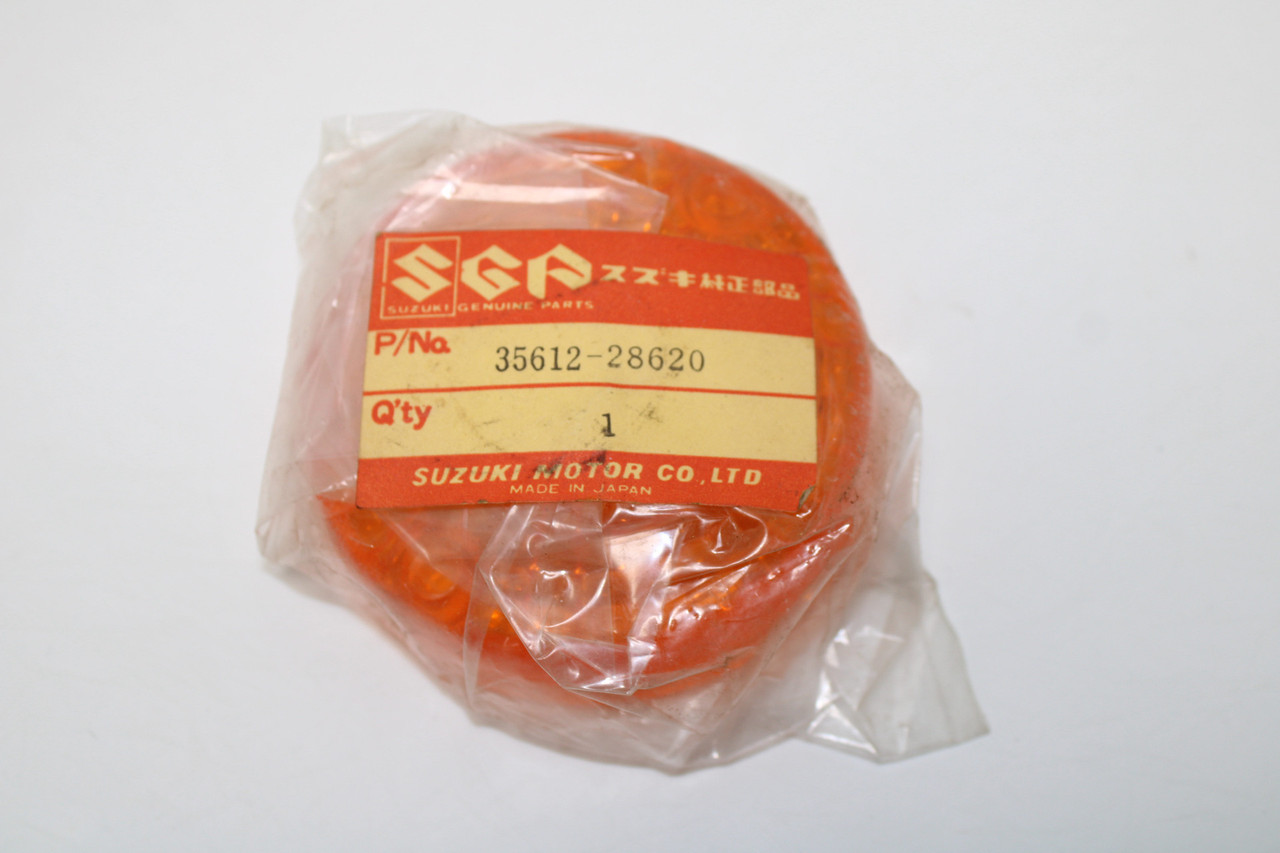 Suzuki TS250 GS550 GS750T 35612-28620 Turn Signal Lens Pair